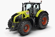 claas axion foto mini 140 KM pod maską nowego ciągnika POL MOT Warfama