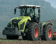 claas xerion5000 190 Pöttinger TERRASEM z nowym sterowaniem Profiline