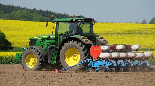 monosem i john deere 6150r Pielnik do kukurydzy MONOSEM z nowym podsiewaczem nawozów