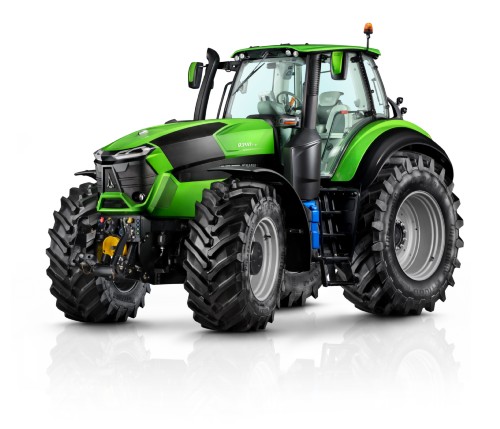 deutz fahr 9 ttv Kombajny Case IH 8230 w mokrej kukurydzy   FOTO