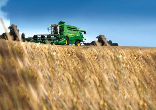 john deere agroshow 2014 Kombajn John Deere nowej serii S700 w kukurydzy. Testy na polach CGFP   FOTO