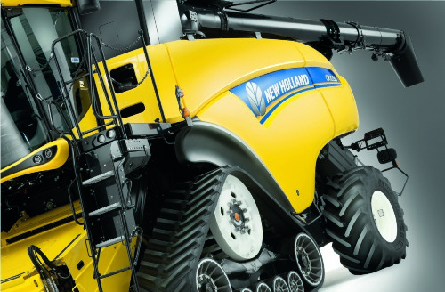 new holland cr1 Gąsienice gumowe SmartTrax™w kombajnach zbożowych New Holland serii CX i CR