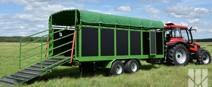 Pronar przyczepa dla zwierzt 2015 AGRAVIS Technik Polska   debiut na AGRO SHOW