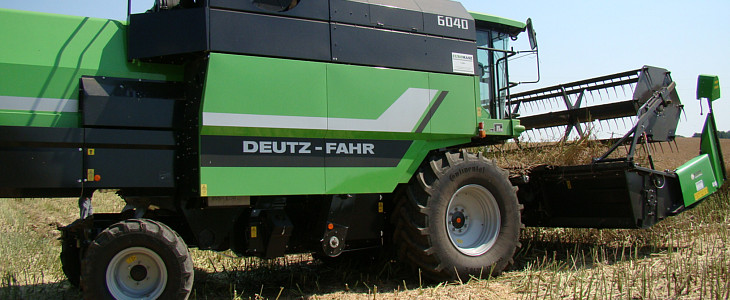 Deutz Fahr 6040 rzepak 2015 DEUTZ FAHR Extra Balance   nowe kombajny do prac na stokach