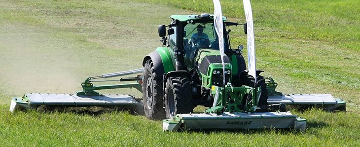 Samasz rekord koszenia trawy 2015 Pokazy maszyn zielonkowych CLAAS w Dębowie   FOTO + VIDEO