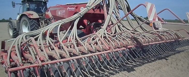 Siew rzepaku Kverneland Accord film CASE IH CVX DEMO TOUR 2015   Morsk