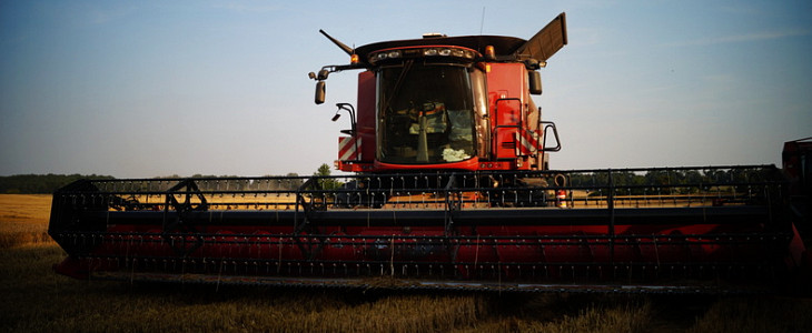 Zniwa 2015 CGFP Wojnowo foto Kombajny CASE IH z Wojnowa drugi sezon w akcji