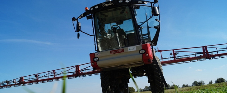 Agrifac Condor opryski2015 CGFP Jesienny oprysk rzepaku   w akcji opryskiwacz Krukowiak Goliat z Case IH Puma