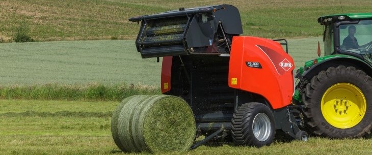 Kuhn FB Kuhn GA 8830   Nowa zgrabiarka karuzelowa z formowaniem bocznym