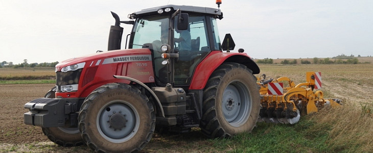 Massey Ferguson 7616 agregat uprawowy Fliegl Skate   aplikator do każdego wozu asenizacyjnego