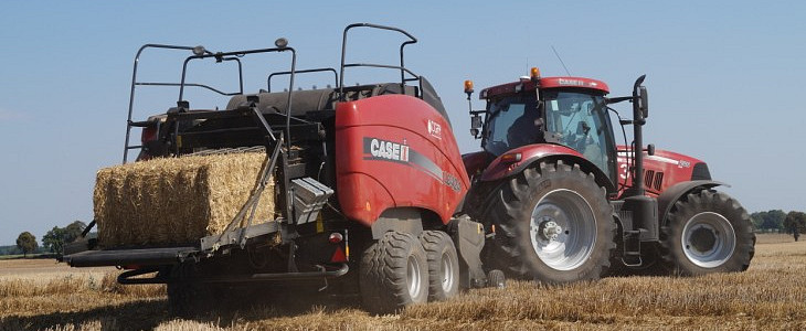 CGFP prasa Case zniwa 2015 Rozsiewanie nawozów 2016: Case IH Puma 160 z rozsiewaczem GUSTROWER GDK 8000