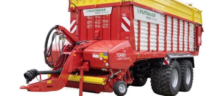Poettinger Torro Claas Lexion 760 w kukurydzy (VIDEO)
