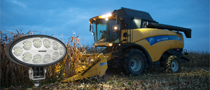 Wesem CRV1 maszyny dla farmera Mała mocna lampa robocza CRC5 od WESEM