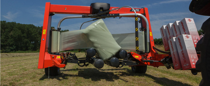 Kuhn owijarka SW4014 Massey Ferguson 5610   biegun południowy zdobyty