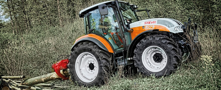 Steyr traktor lesny Dalsze spadki na rynku sprzedaży nowych ciągników