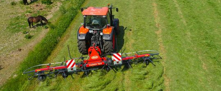Vicon Fanex 764 przetrzasacz Pokazy Mistrzów Pola   testujemy maszyny rolnicze w terenie