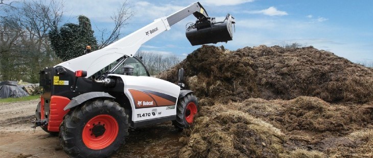 Bobcat TL470 Bobcat MT55   silny pomocnik w zagrodzie