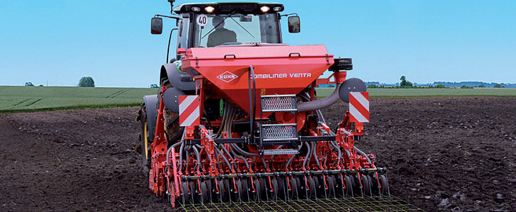 Kuhn Seedflex siewniki 2016 DEUTZ FAHR 6180TTV + KUHN Maxima w nocnym siewie kukurydzy