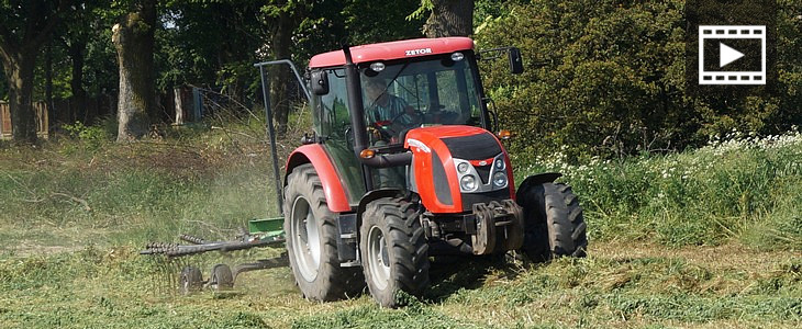 CGFP Zetor zgrabiarka Deutz Fahr SwatMaster 2016 film John Deere 7290R i Kverneland u drill 6000 sieją rzepak (VIDEO)