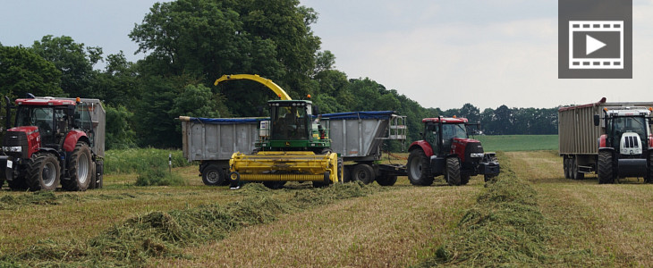 CGFP sieczkarnia John Deere Claas Case Steyr lucerna 2016 film Uprawa, wapnowanie, orka. Jesienne prace polowe w CGFP 2017