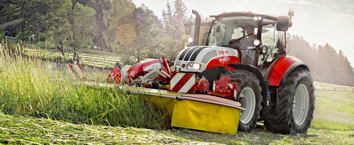 Steyr Multi 2016 120KM Ładowarki Mecalac wchodzą w sektor rolniczy