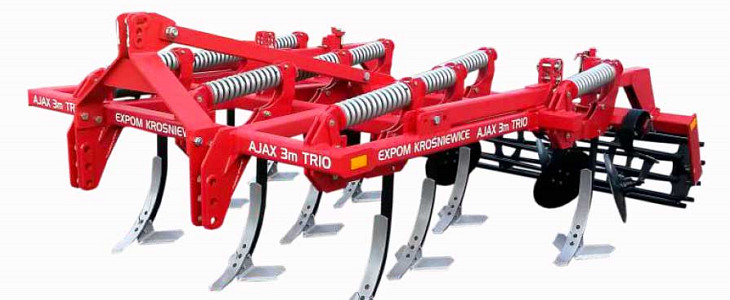 Expom Ajax Trio agregat scierniskowy Straddle Tractor Concept – innowacyjny ciągnik do wąskich winnic marki New Holland