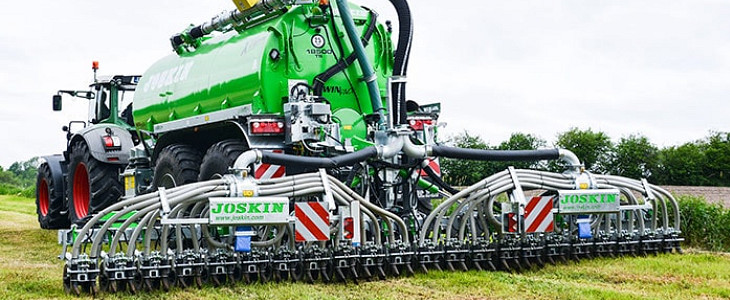 Joskin Aplikator SoloDisc XXL Claas Lexion 760 w kukurydzy (VIDEO)