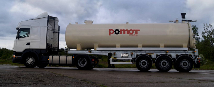 Pomot Chojna transportery gnojowicy TIR Aluminiowa obudowa skrzyni biegów w rozsiewaczach POMOT