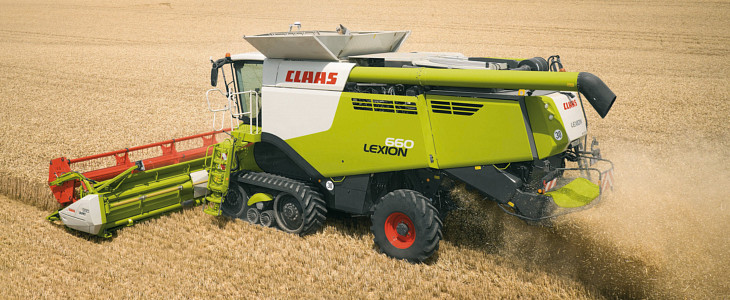 Claas Lexion 600 edycja 2017 Strautmann Sherpa – samojezdny paszowóz z frezem pobierającym