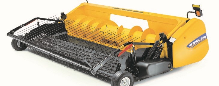 New Holland Header Pick up ŚTEYR Technology Tour 2022