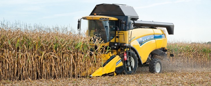 New Holland CX Elevation pokaz kukurydza 2016 Nowa generacja kombajnów NEW HOLLAND serii CX