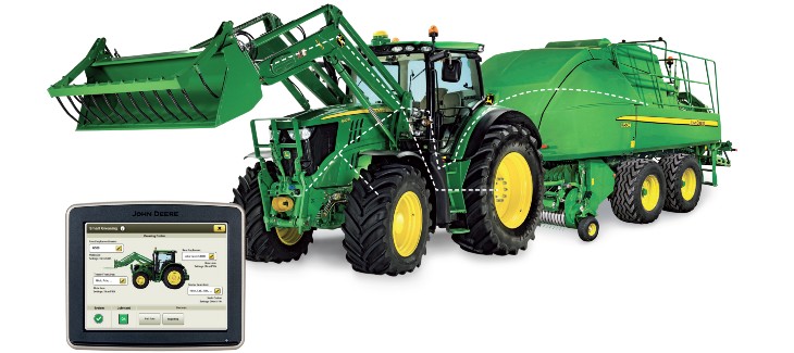 John Deere Smart Auto Lube John Deere SESAM   pierwszy w pełni elektryczny ciągnik rolniczy