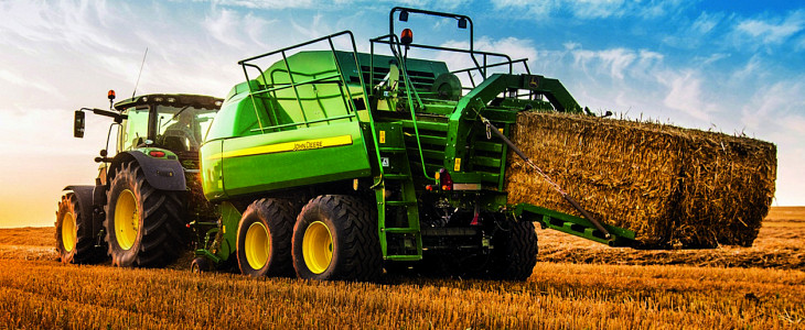 John Deere prasa Big Baler L1500 2017 Uprawa, wapnowanie, orka. Jesienne prace polowe w CGFP   FOTO