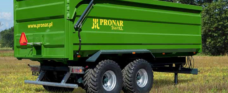 Pronar przyczepa skorupowa T669XL U741   nowy agregat uprawowo siewny produkcji Metal Fach