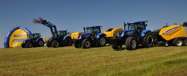 New Holland Pokazy zielonkowe 2017 foto1 W zimowej orce: Massey Ferguson 6495 Dynashift z pługiem Overum Xcelsior   FOTO