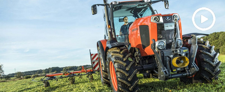 Kubota M105GX III 2017 film PÖTTINGER obniża ceny na części robocze