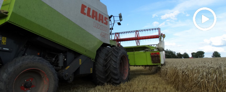 Claas Lexion wtopa zniwa 2017 film Ekstremalne żniwa 2017: Wtopa za wtopą! Challenger 648 ciągle w natarciu