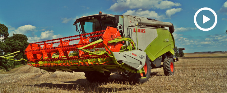 Claas Tucano 440 zniwa 2017 film CLAAS ROLLANT 620   największa na rynku stałokomorowa prasa rolująca