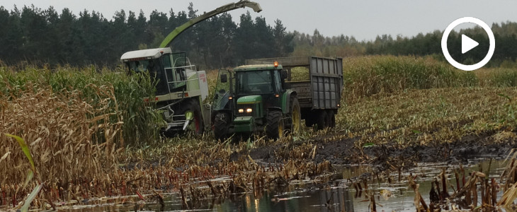 John Deere Kukurydza 2017 2 film Reflektory LED dla ciągników Deutz Fahr Warrior