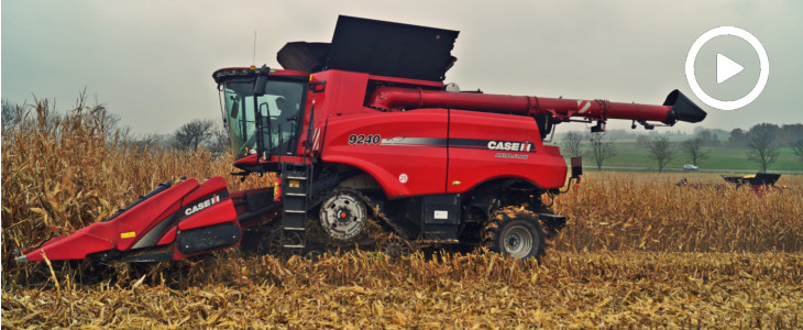 Case IH 9240 8240 kukurydza 2017 film Kukurydza 2016: kombajny Case IH Axial Flow ruszyły w pole   VIDEO