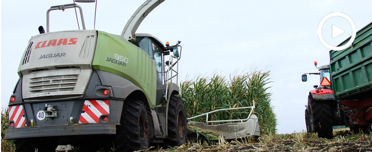 Claas Jaguar 950 4x4 kukurydza 2017 film System John Deere FarmSight przynosi wymierne korzyści