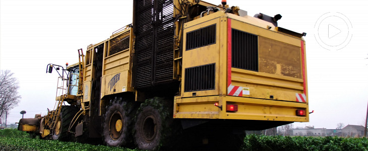 Kombajn Ropa Eurotiger kopie seler, w transporcie John Deere 4755