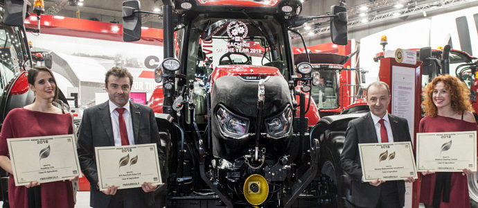 Marka Case IH wielokrotnie nagrodzona na targach Fieragricola 2018