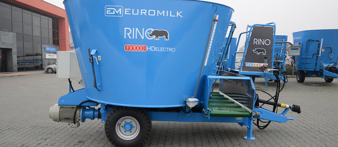 EUROMILK Rino Electro – wóz paszowy dla mniejszych gospodarstw