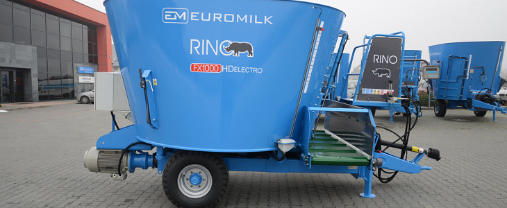 EUROMILK Rino Electro – wóz paszowy dla mniejszych gospodarstw