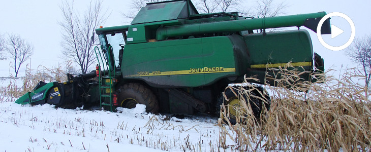 John Deere WTS9560i zimowa wtopa 2018 film STEYR 4130 EXPERT CVT zdobył Złoty Medal na Las Expo 2023