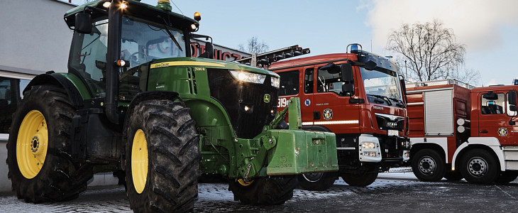 John Deere rolnik i strazak Dwóch finalistów XIII Ogólnopolskich Mistrzostw Mechaników z „Zieloną Kartą” John Deere