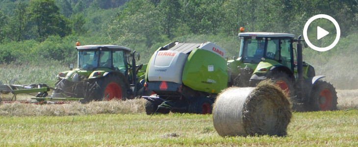 Claas sianokosy 2018 film Claas VARIANT 385 – 360   najszerszy podbieracz na rynku