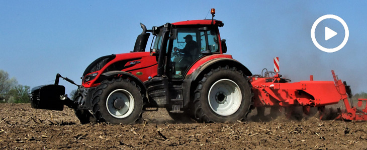 Valtra T174 uprawa 2018 film VALTRA z tytułami TRACTOR OF THE YEAR 2018? oraz BEST DESIGN 2018