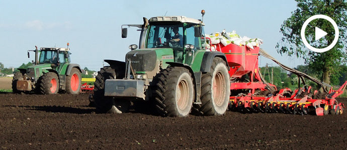 Zgrana ekipa FENDT (3x) sieje groszek na Kujawach – VIDEO